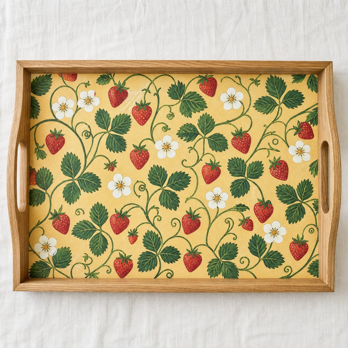 Strawberry Patch Serving Tray, image 1
