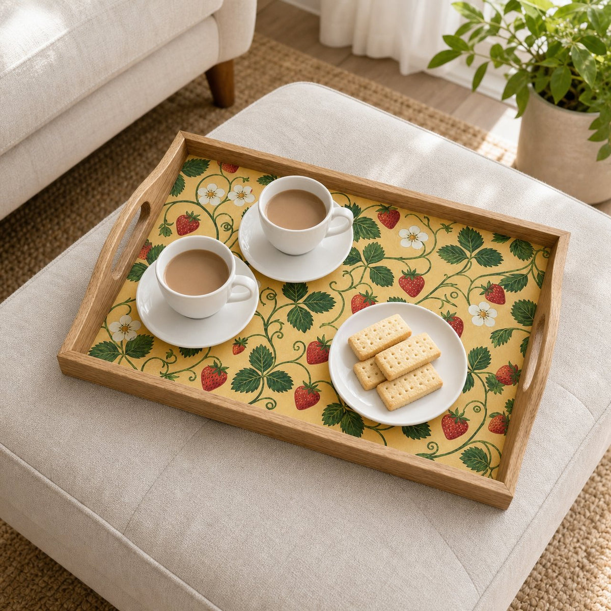 Strawberry Patch Serving Tray, image 4