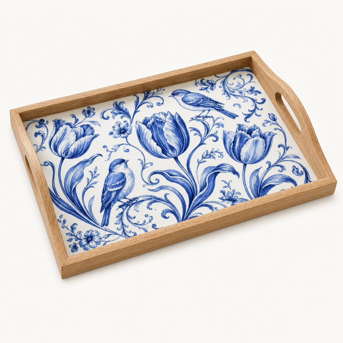 Delft Garden Serving Tray, image 2