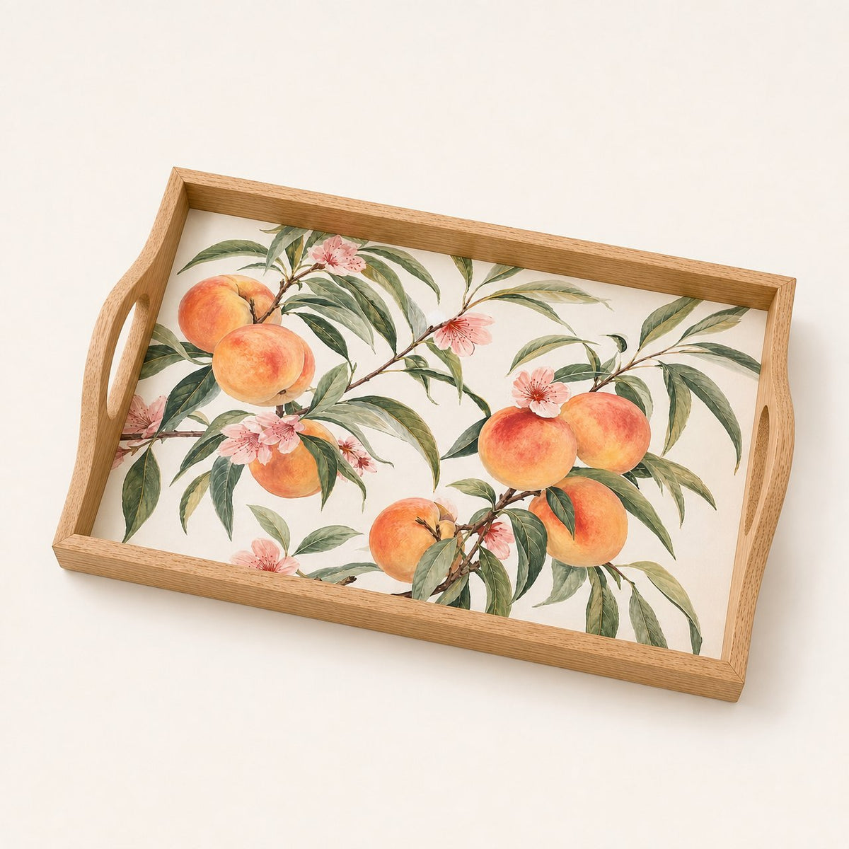 Peach Branch Serving Tray, image 2
