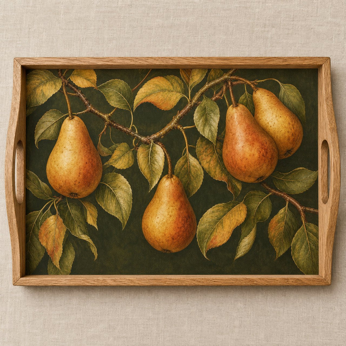 Pear Orchard Serving Tray, image 1