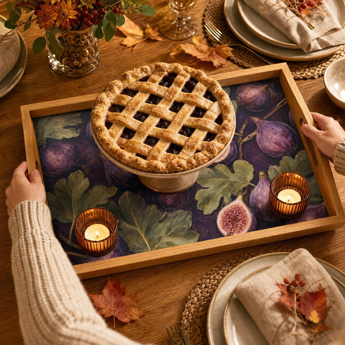 Fig Leaf Serving Tray, image 5