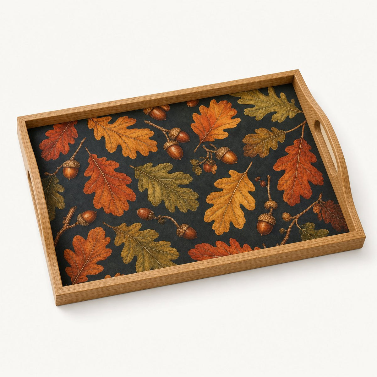 Oak and Acorn Serving Tray, image 2