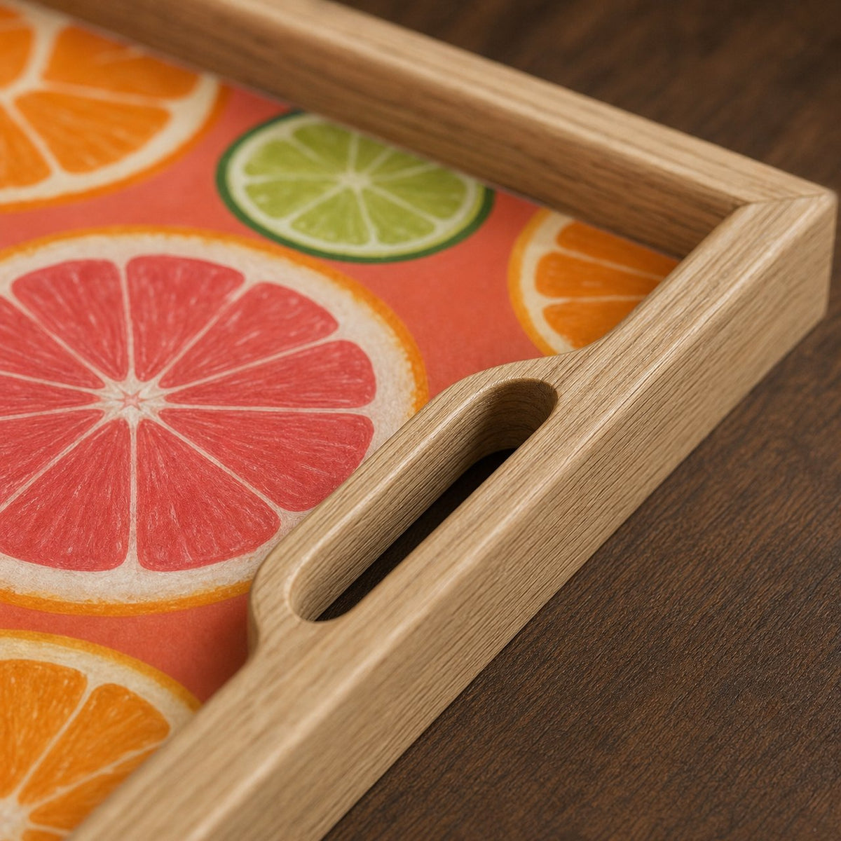 Citrus Wheels Serving Tray, image 3