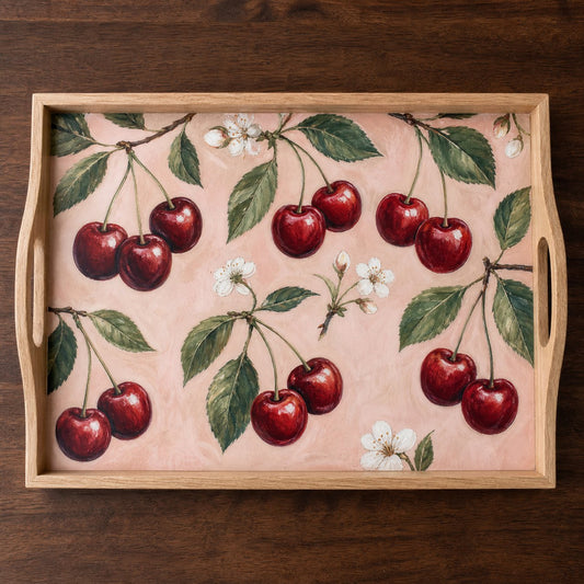 Cherry Pairs Serving Tray, image 1