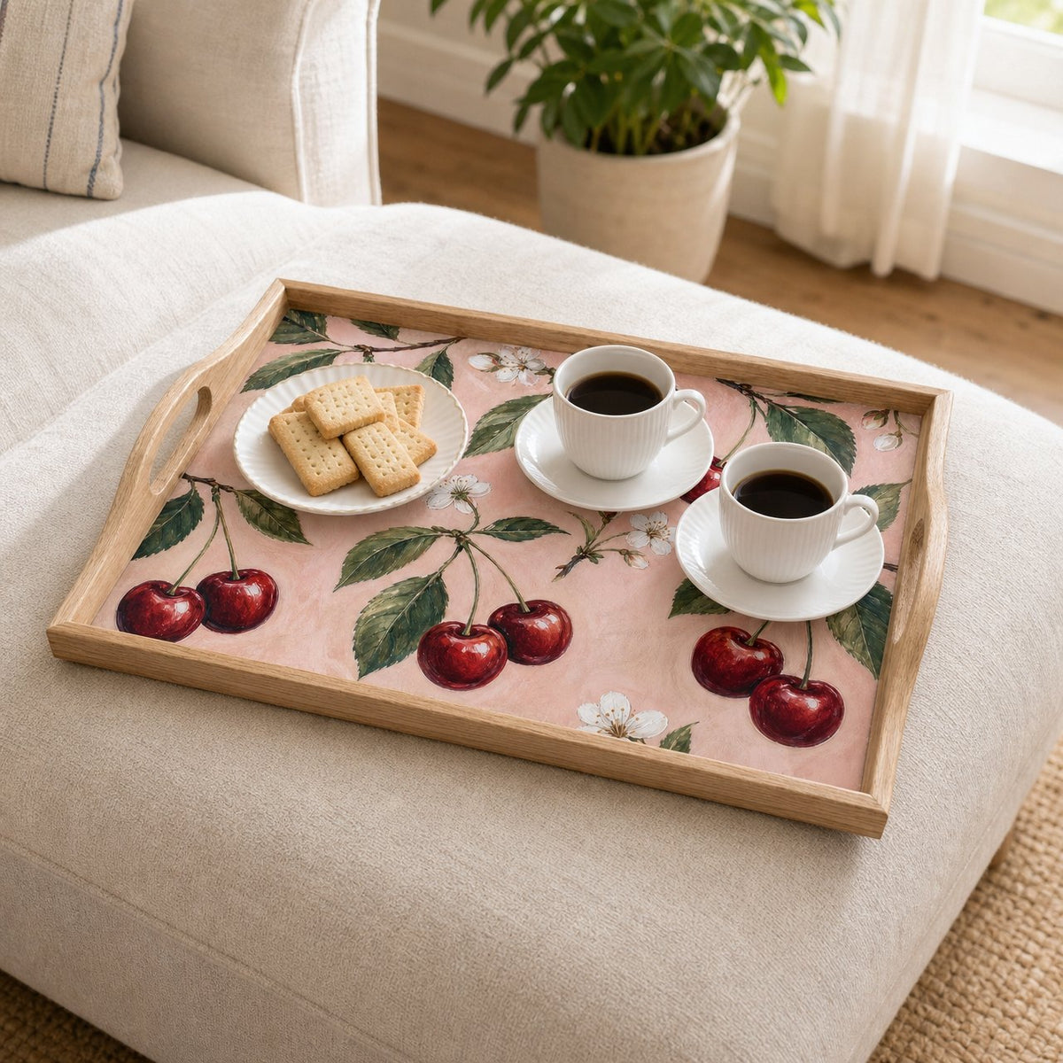 Cherry Pairs Serving Tray, image 4