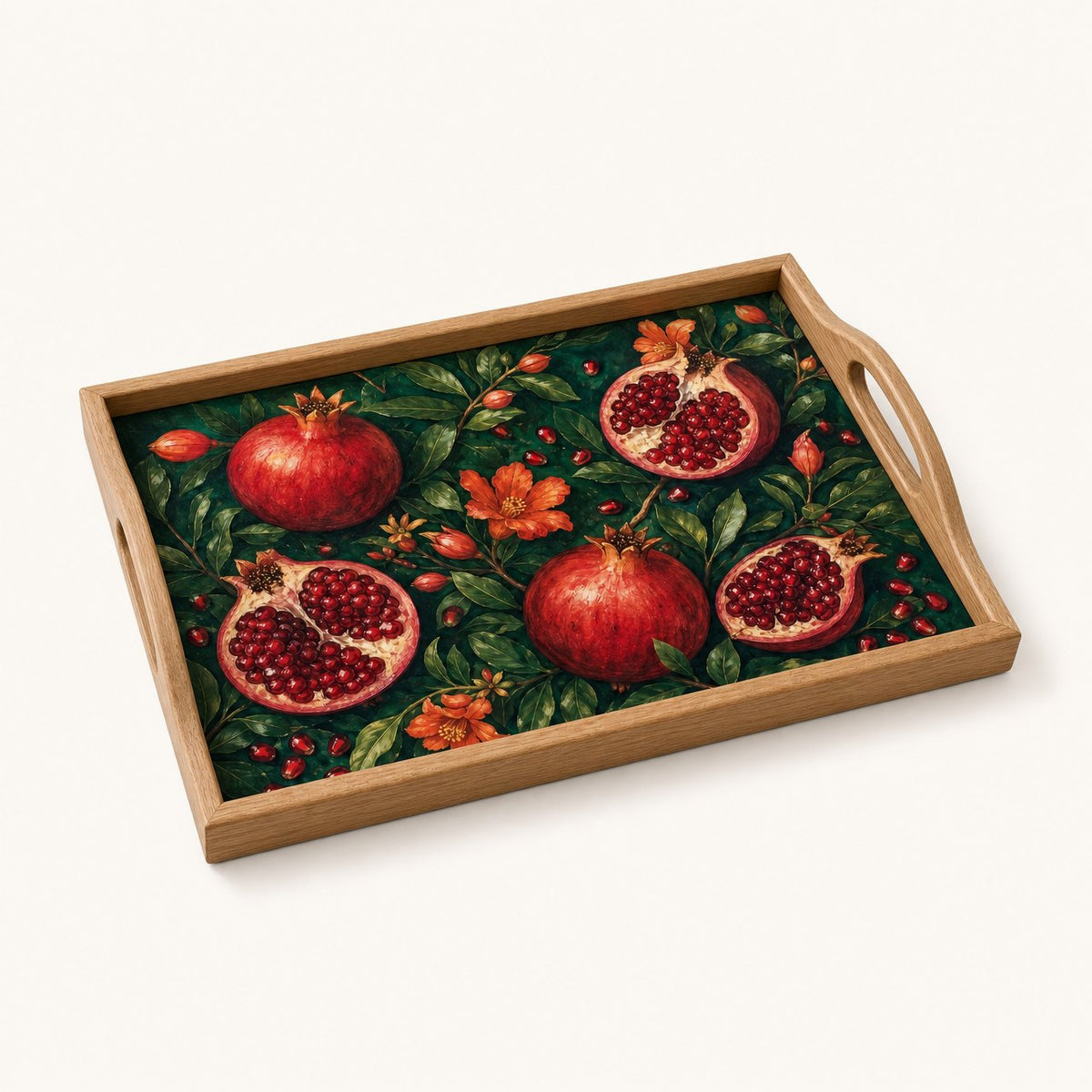 Pomegranate Jewel Serving Tray, image 2