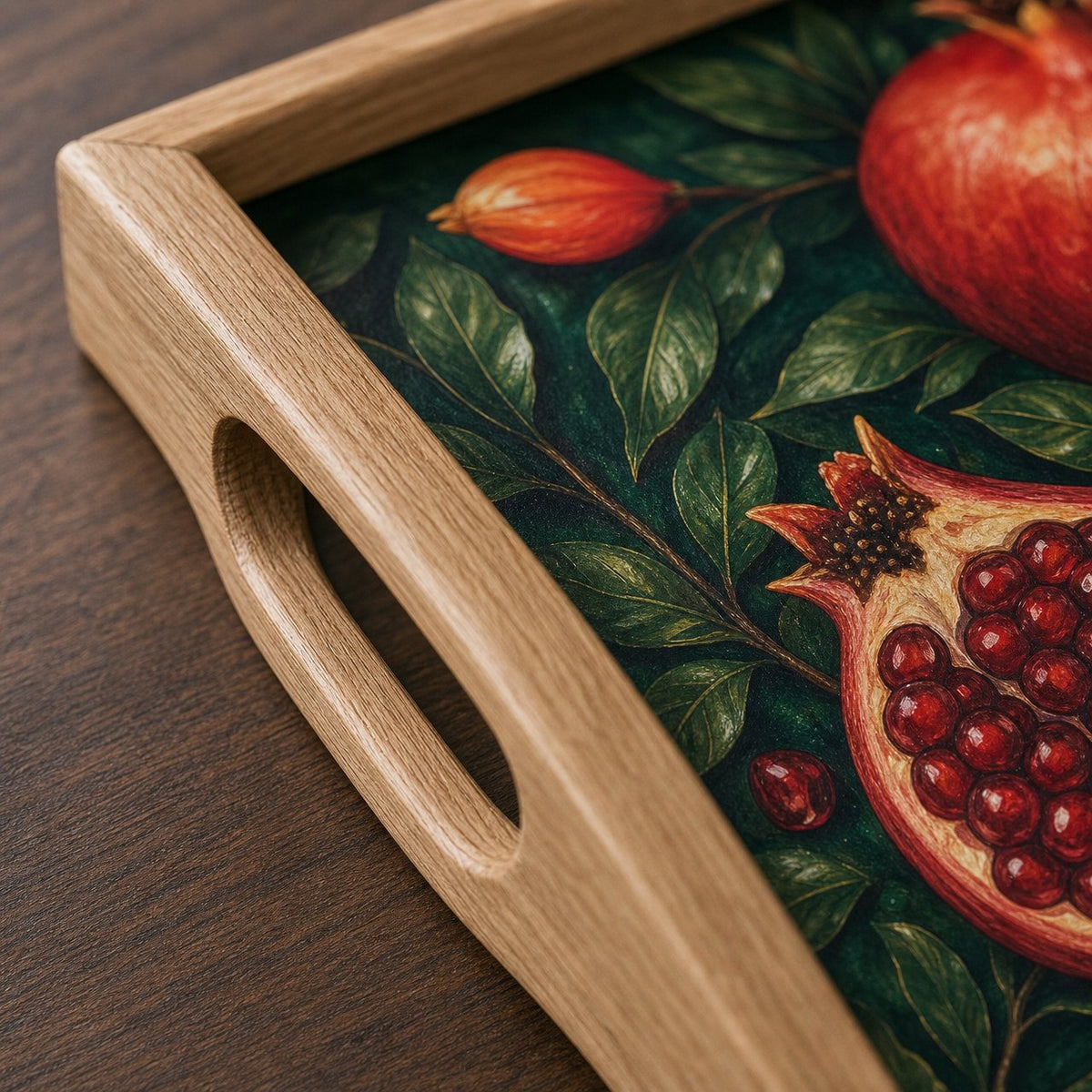 Pomegranate Jewel Serving Tray, image 3