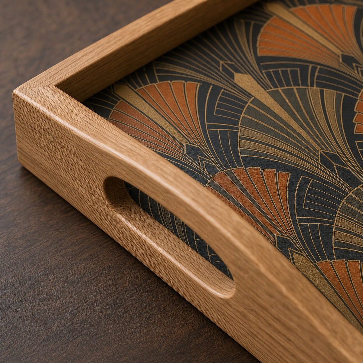 Deco Fan Serving Tray, image 3